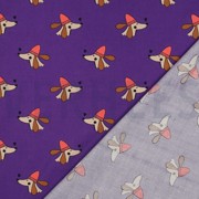 FINE POPLIN DOGS PURPLE (thumbnail) #4