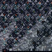 FINE POPLIN DIGITAL FLOWERS NAVY (thumbnail) #4