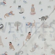 BAUMWOLLE POPELINE DIGITAL VIVE LA FRANCE WEISS (thumbnail) #4