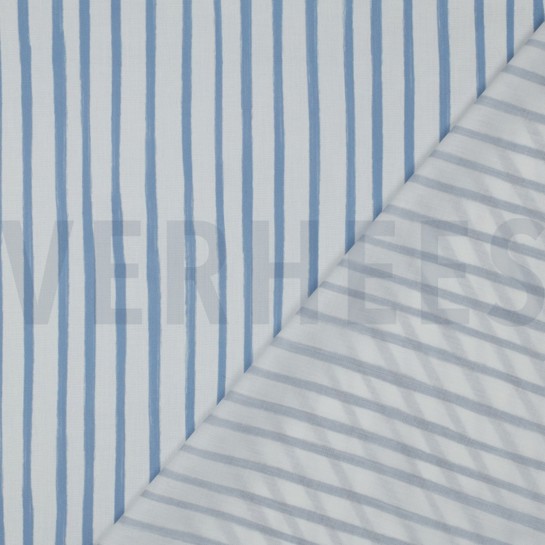 BAUMWOLLE POPELINE DIGITAL VIVE LA FRANCE WEISS #7