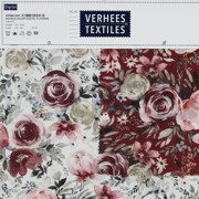 DOUBLE GAUZE DIGITAL FLOWERS WHITE (thumbnail) #4