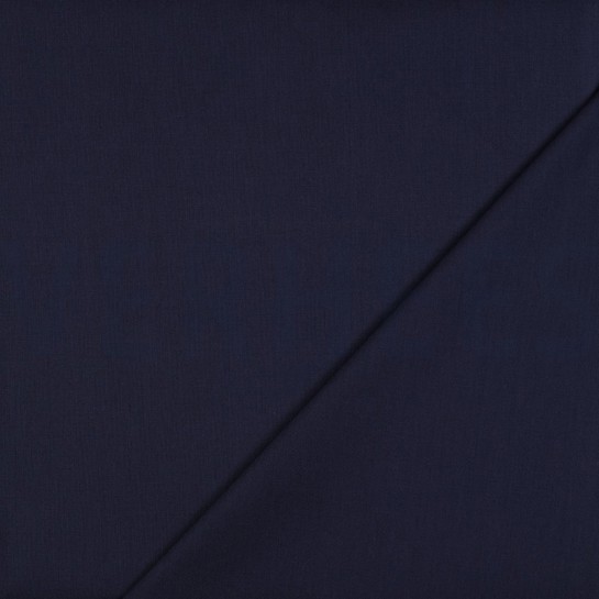 KATOENEN POPLIN MARINEBLAUW #7