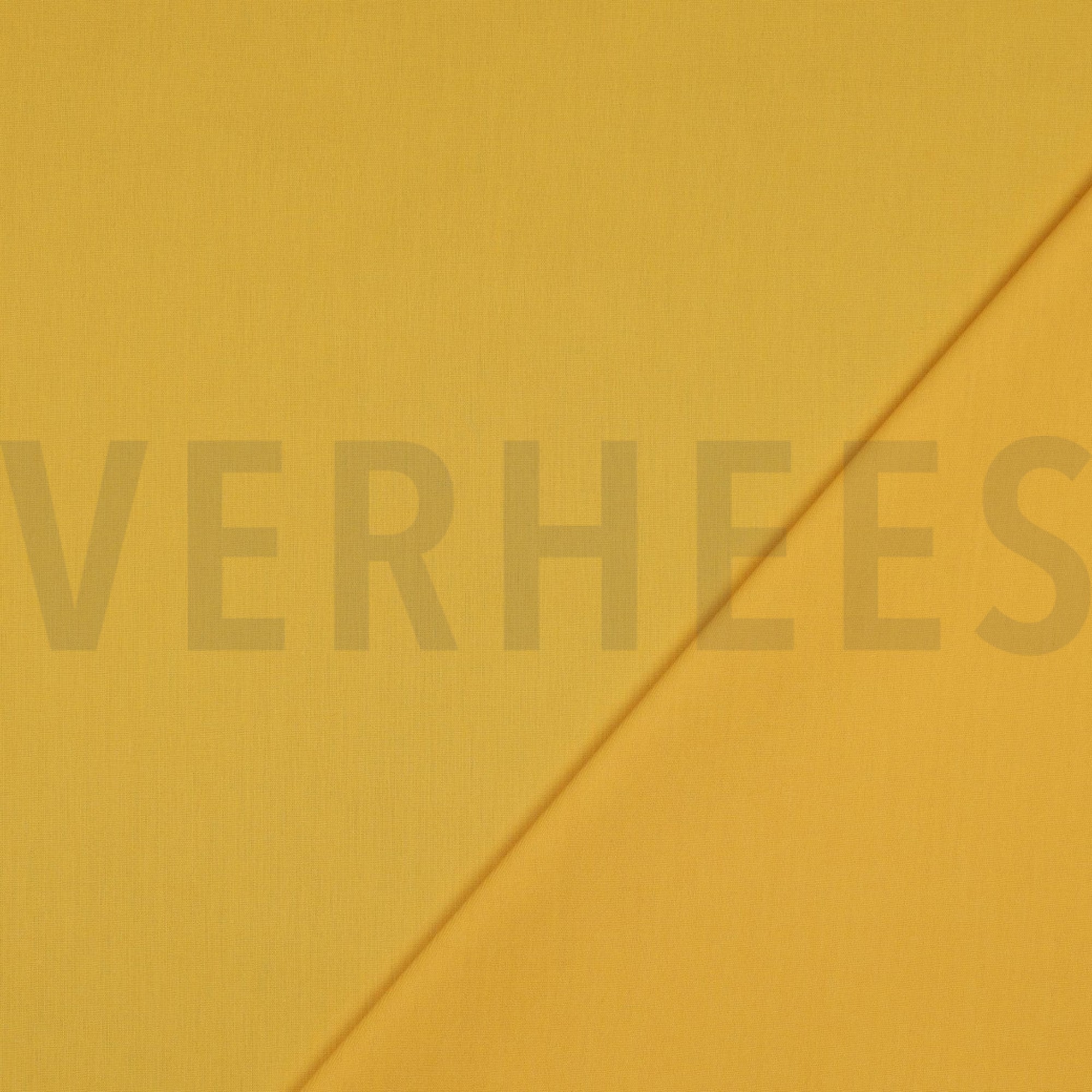 KATOENEN POPLIN GEEL (high resolution) #4