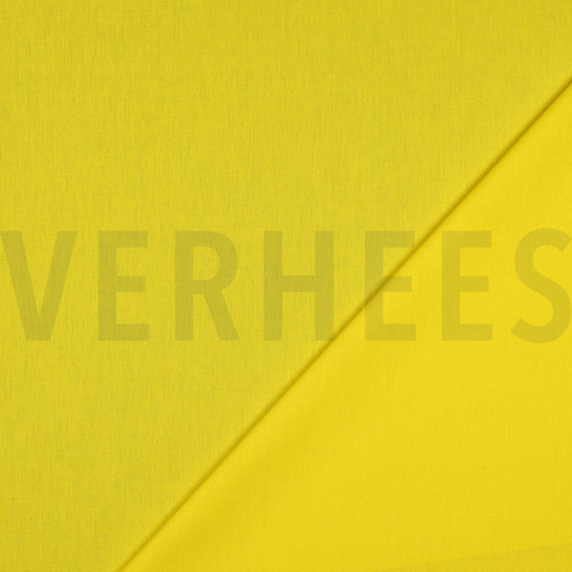 KATOENEN POPLIN CITROENGEEL (high resolution) #4