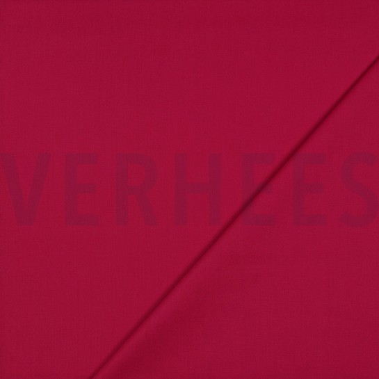 KATOENEN POPLIN KERSENROOD #7