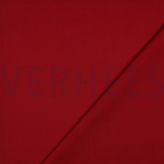 KATOENEN POPLIN WIJNROOD #7