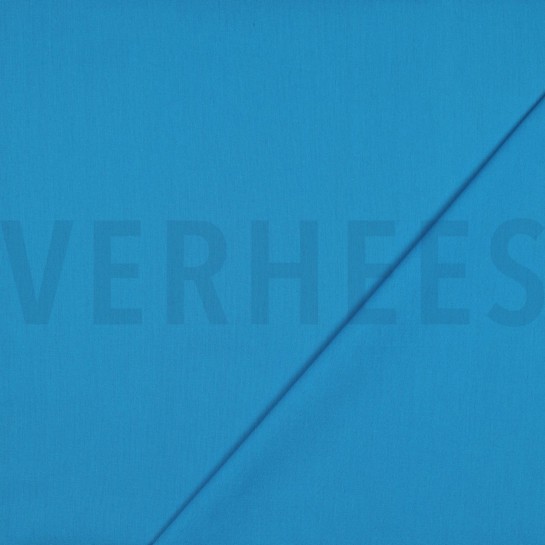 KATOENEN POPLIN AQUA BLAUW #7