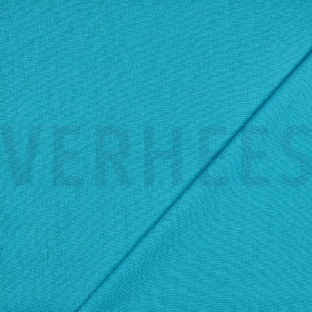 COTON POPLIN TURQUOISE CLAIR #7