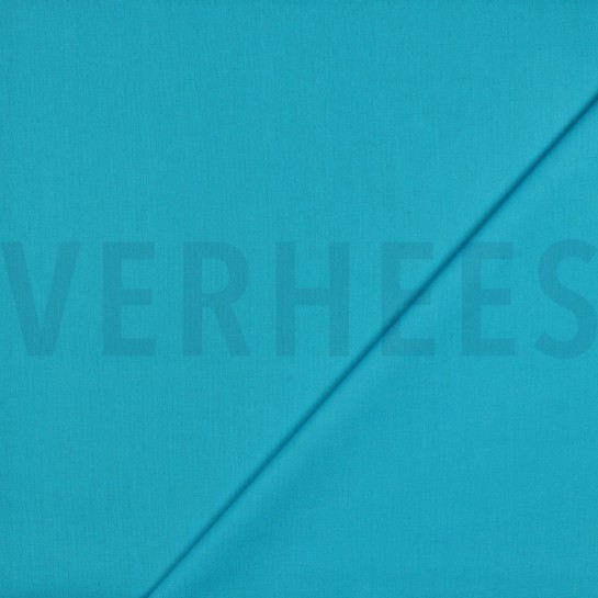 KATOENEN POPLIN LICHT TURKOISE #7