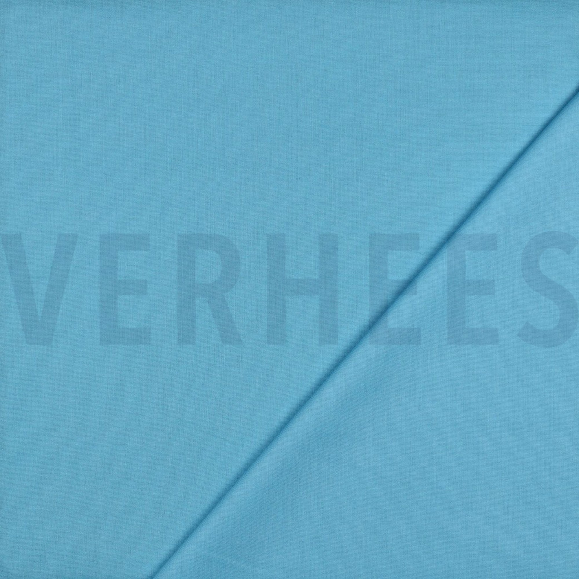 KATOENEN POPLIN HEMELSBLAUW (high resolution) #4