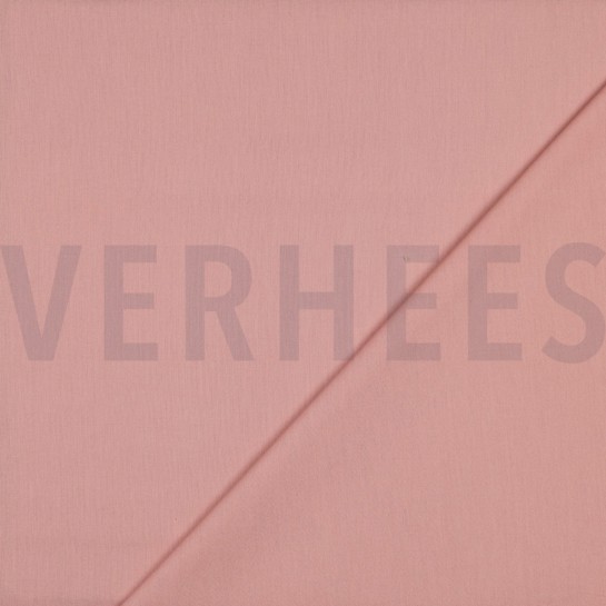 KATOENEN POPLIN DONKERROZE #7