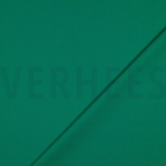 KATOENEN POPLIN SMARAGDGROEN #7