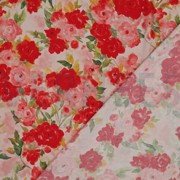 VISCOSE RADIANCE DIGITAAL BLOEMEN ROOD (thumbnail) #4