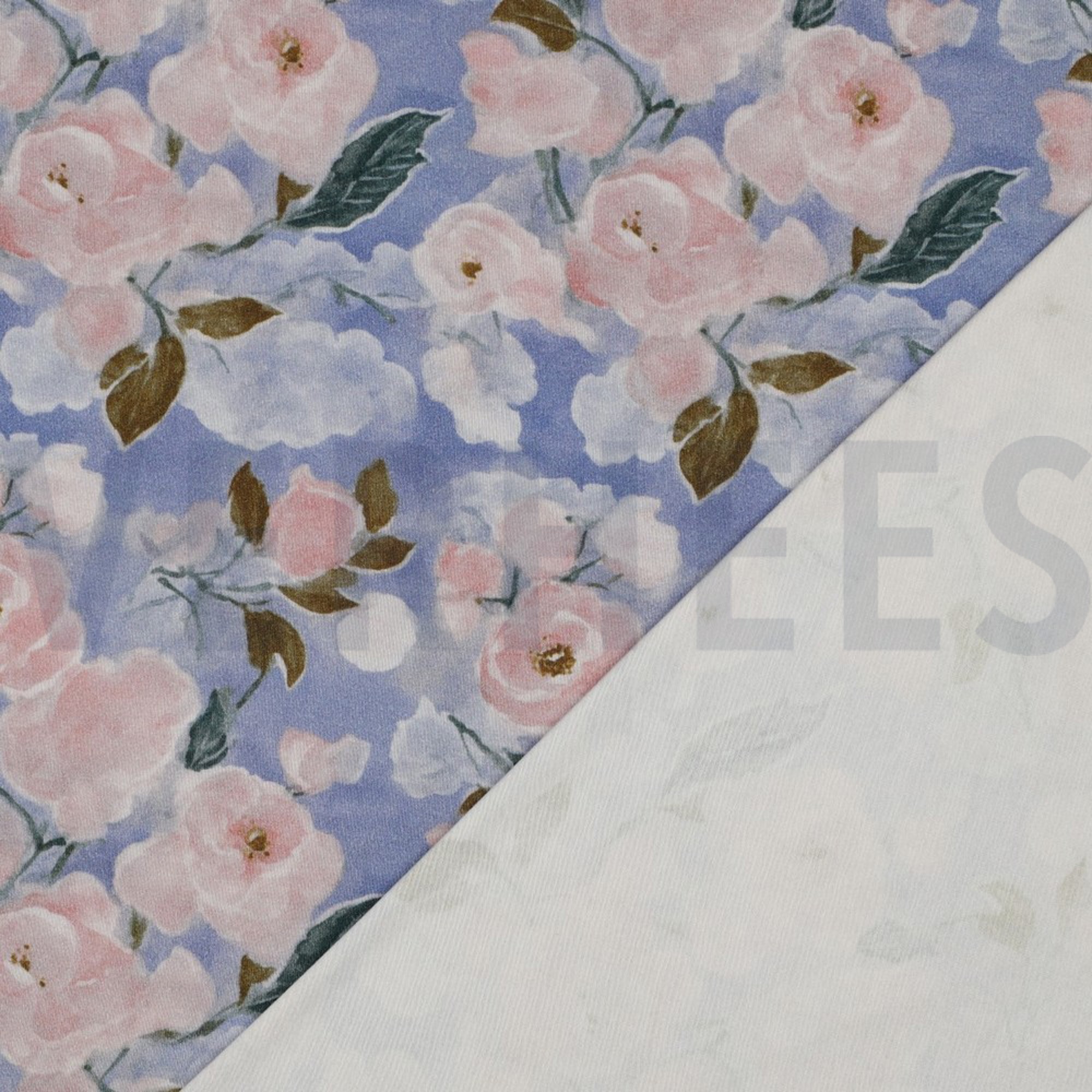 VISKOSE JERSEY DIGITAL BLUMEN HELLBLAU (high resolution) #4
