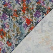 VISCOSE SATIN DIGITAL FLOWERS OFFWHITE (thumbnail) #4