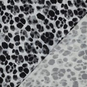 VISKOSE SATIN DIGITAL TIERHAUT SCHWARZ (thumbnail) #4