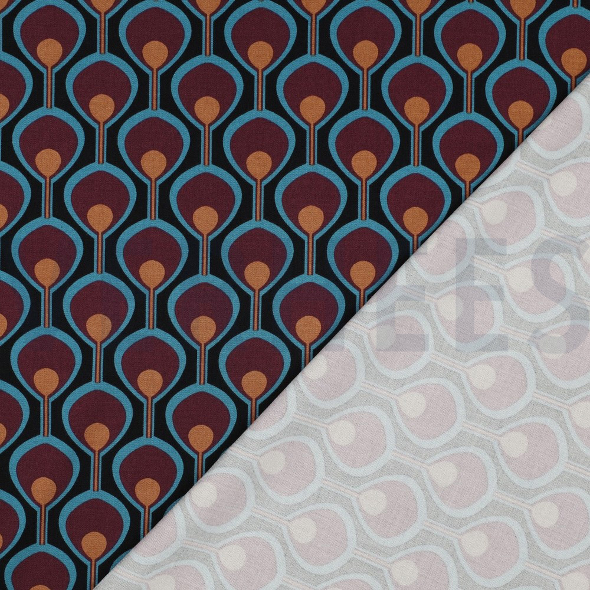 VISCOSE ROSELLA STRETCH ABSTRAIT NOIR (high resolution) #4