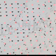 FINE POPLIN HEARTS WHITE/DARK RED (thumbnail) #4
