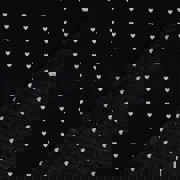 FINE POPLIN HEARTS BLACK/WHITE (thumbnail) #4