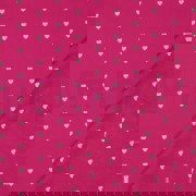 FINE POPLIN HEARTS FUCHSIA/WHITE (thumbnail) #4