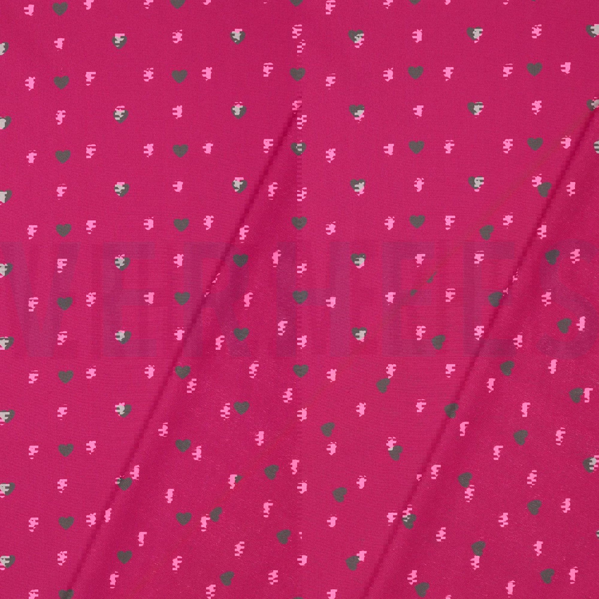 FINE POPLIN HEARTS FUCHSIA/WHITE (high resolution) #4