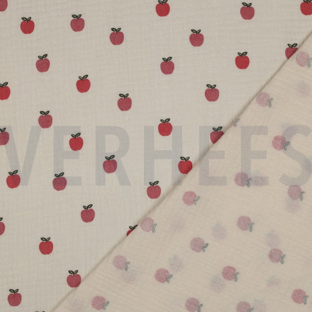 DOUBLE GAUZE FRUITS NATURAL #7