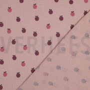 DOUBLE GAUZE FRUIT ZACHTROZE/OUDROZE (thumbnail) #4