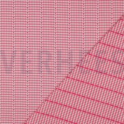 COTTON JACQUARD HEARTS PINK (thumbnail) #4