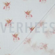 DOUBLE GAUZE DIGITAL UNICORNS WHITE (thumbnail) #4