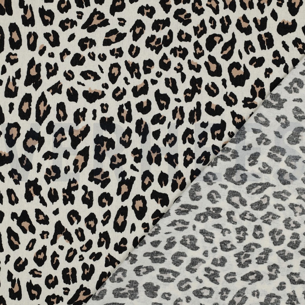 LIN VISCOSE PEAU D’ANIMAL BEIGE #7