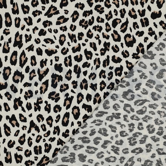 LIN VISCOSE PEAU D’ANIMAL BEIGE #7