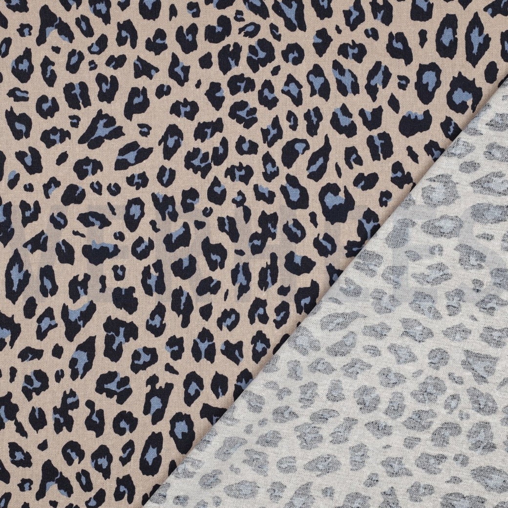 LIN VISCOSE PEAU D’ANIMAL CAMEL #7