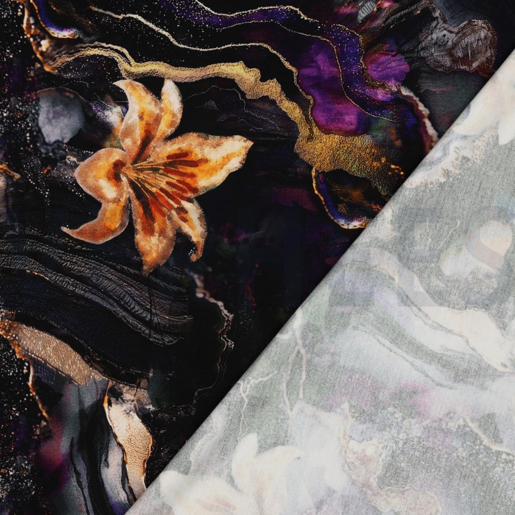 PUNTA DI ROMA DIGITAL FLEURS NOIR (high resolution) #4