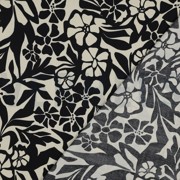 COTTON VISCOSE FLOWERS BLACK (thumbnail) #4