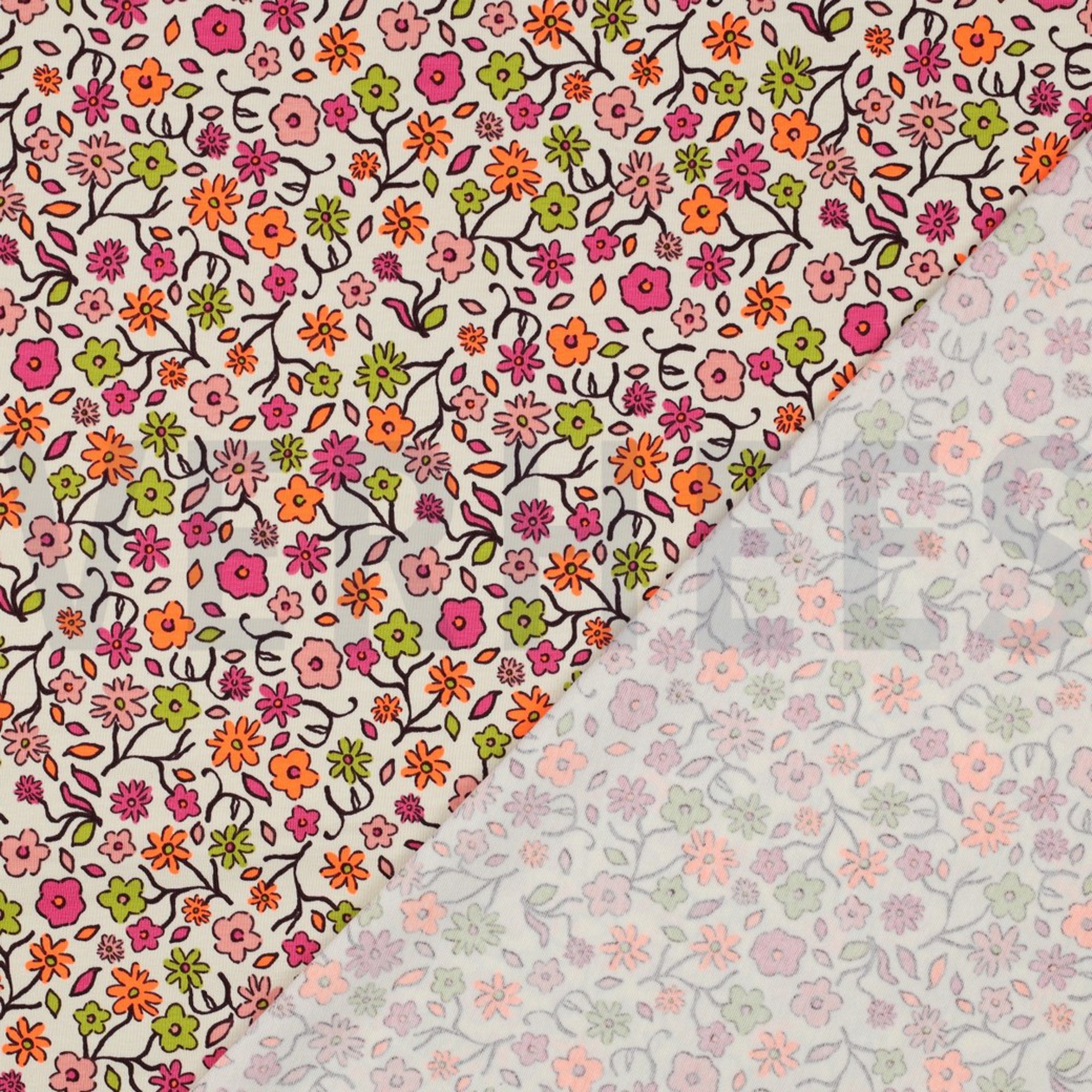 JERSEY NEON FLOWERS WHITE (high resolution) #4