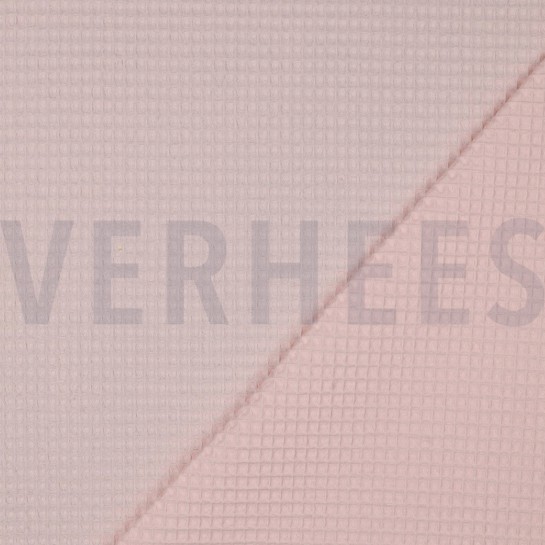 COTTON WAFFLE LIGHT ROSE #7