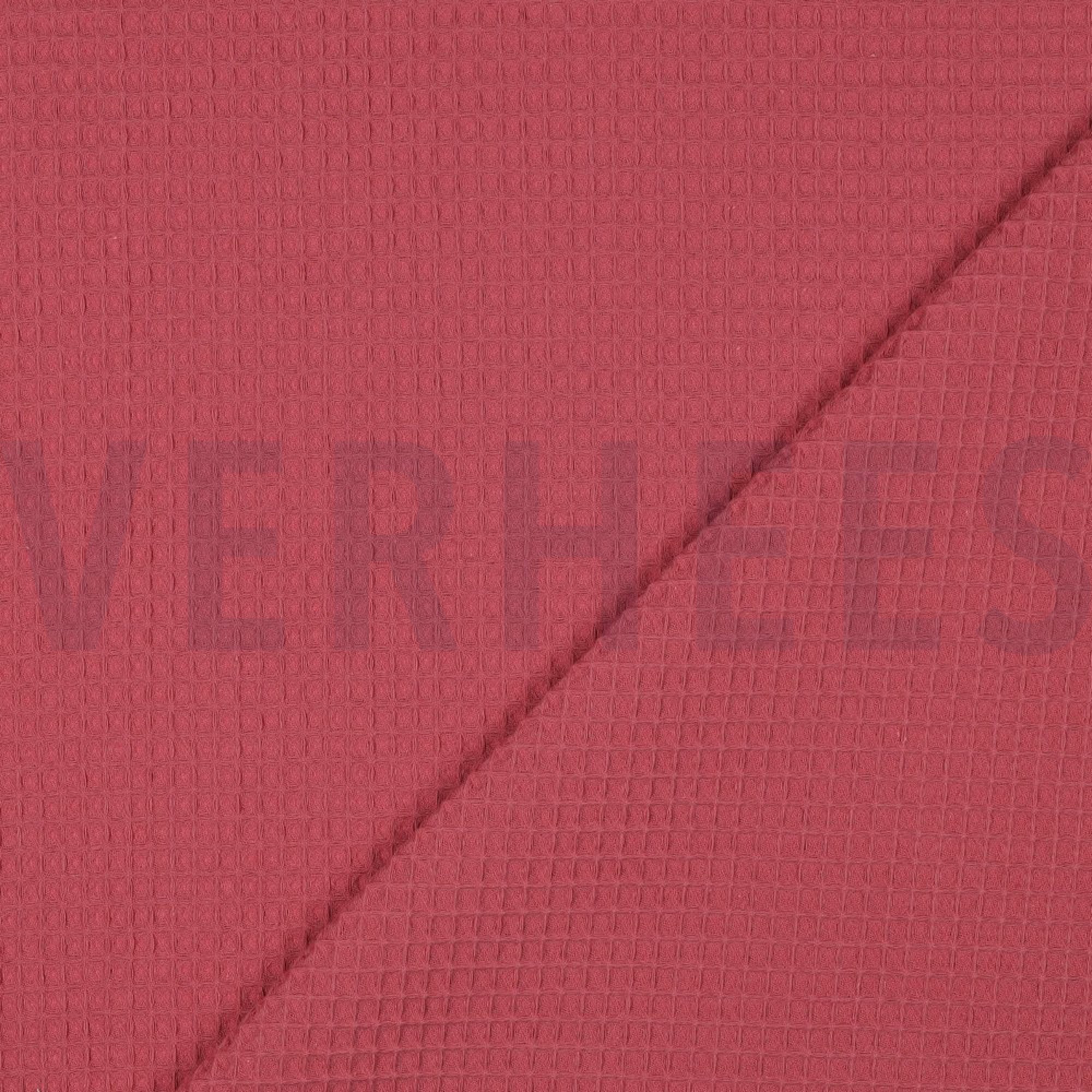 BAUMWOLLE WAFFEL DUNKELROSA (high resolution) #4