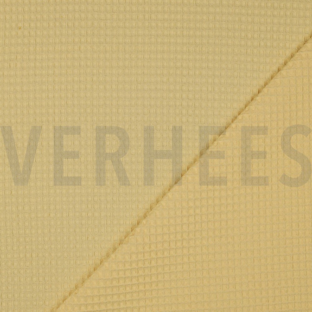 COTTON WAFFLE SOFT YELLOW #7