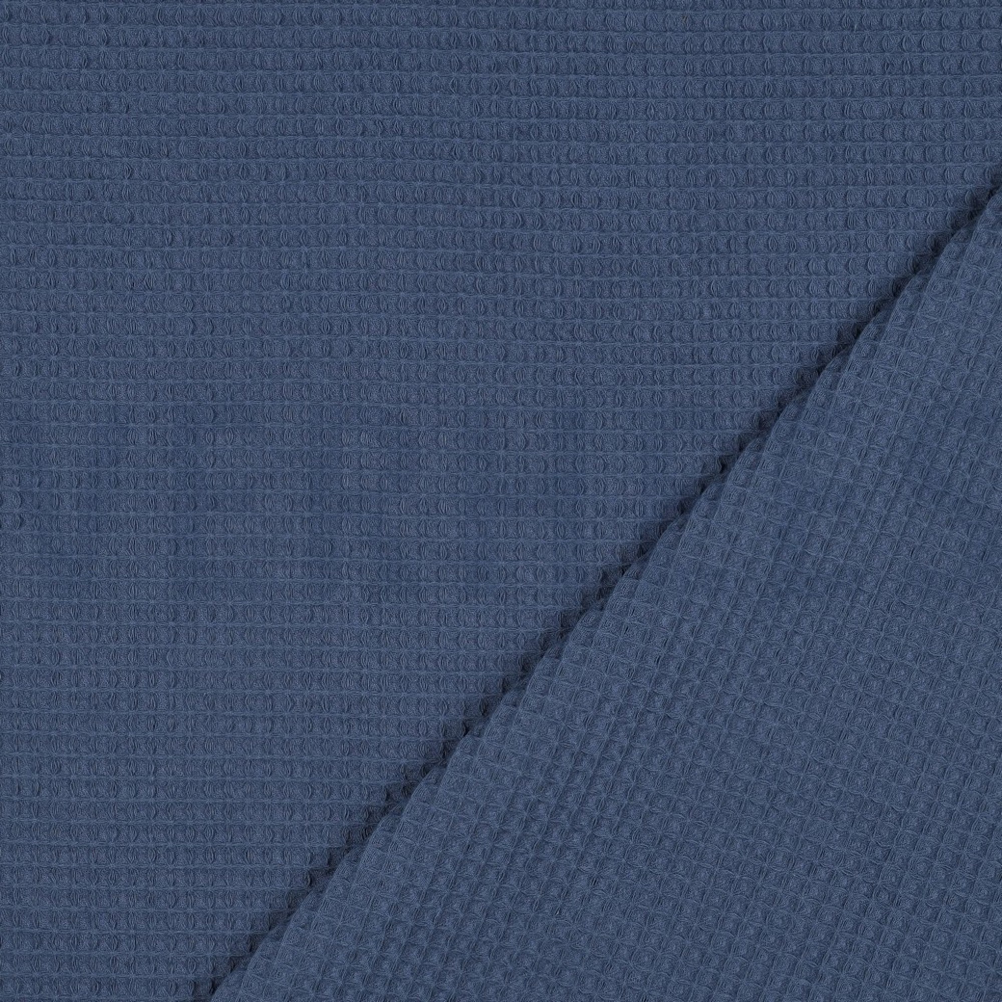 BAUMWOLLE WAFFEL DUNKEL JEANS (high resolution) #4