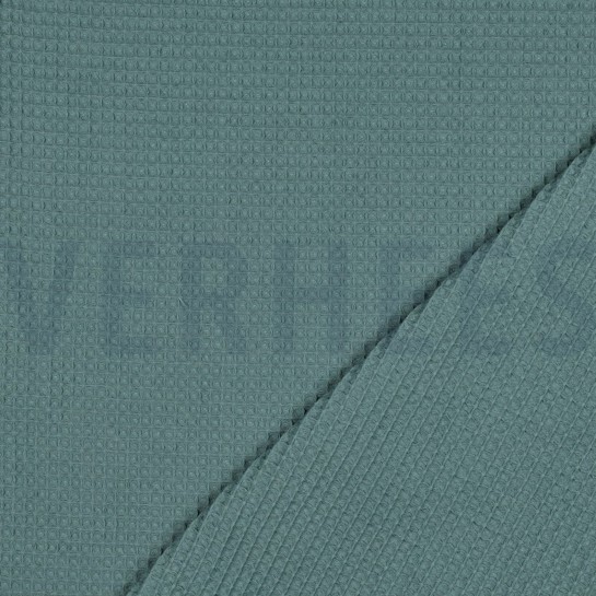 COTON NID D'ABEILLE CYAN #7