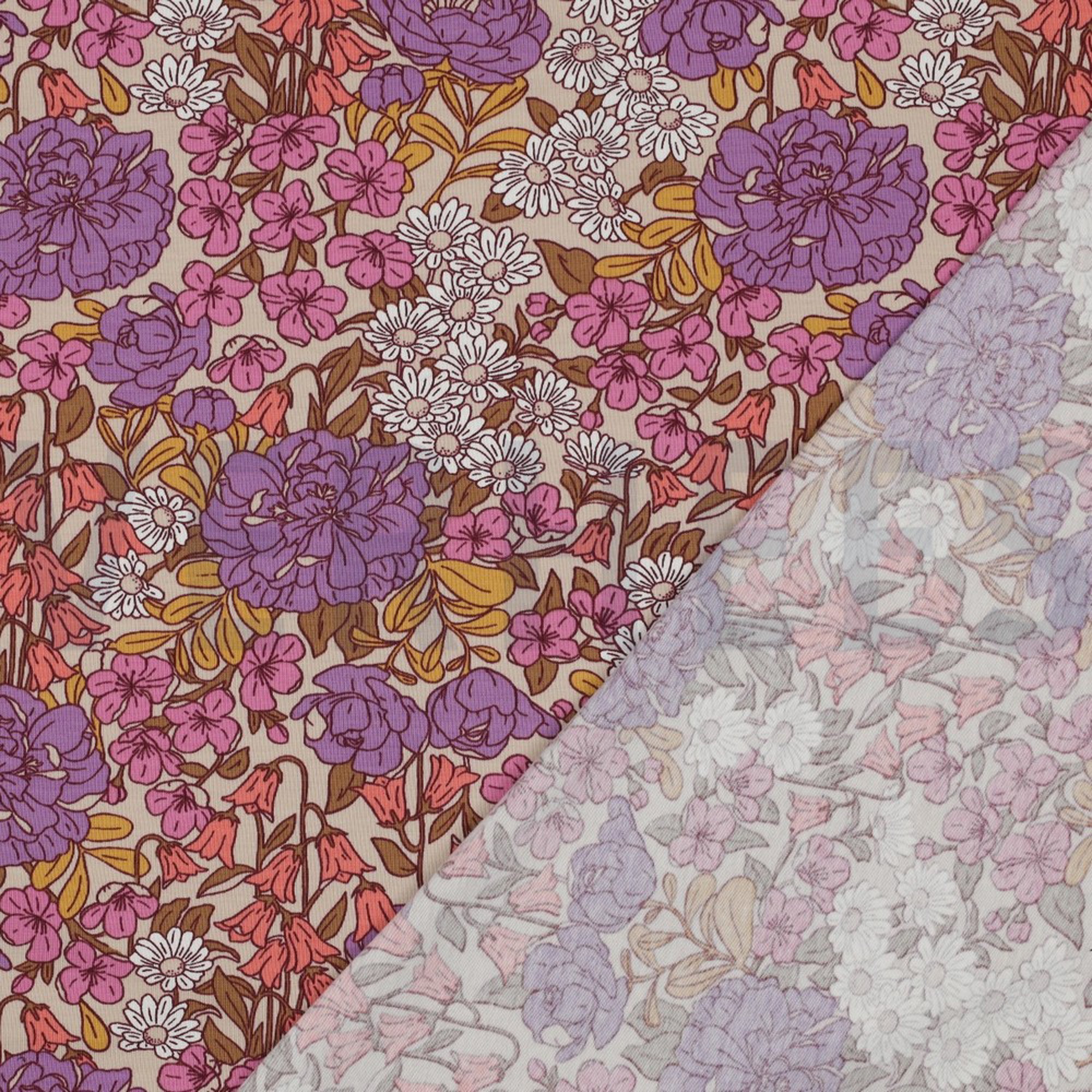 JERSEY FLEURS BEIGE (high resolution) #4