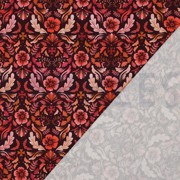 JERSEY DIGITAL FLOWERS DARK RED (thumbnail) #4