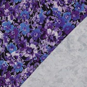 JERSEY DIGITAL FLEURS BLEU MARINE (thumbnail) #4