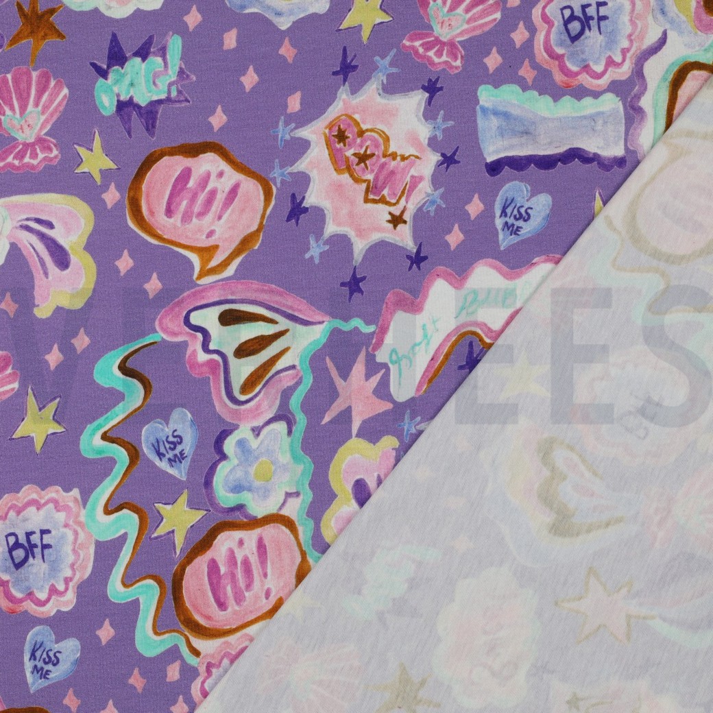 JERSEY DIGITAL SHELLS LAVENDER #7