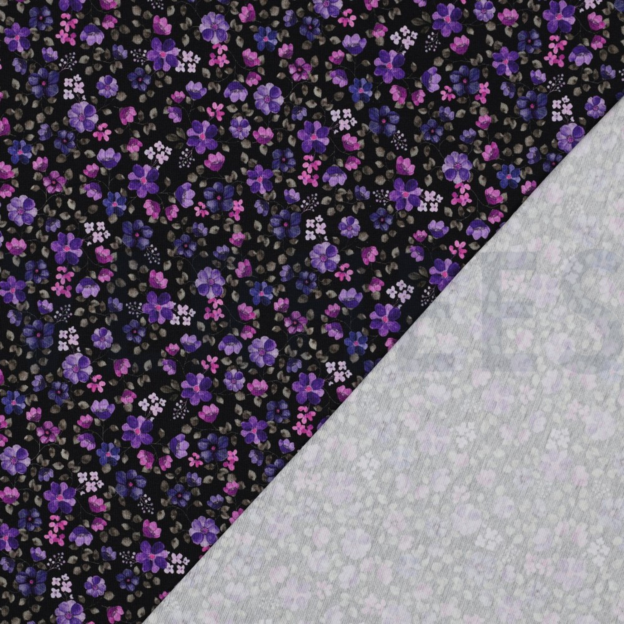 JERSEY GOTS DIGITAL BLUMEN MARINEBLAU/LILA (high resolution) #4