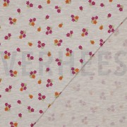 JERSEY MÉLANGE FLEURS SABLE CLAIR (thumbnail) #4