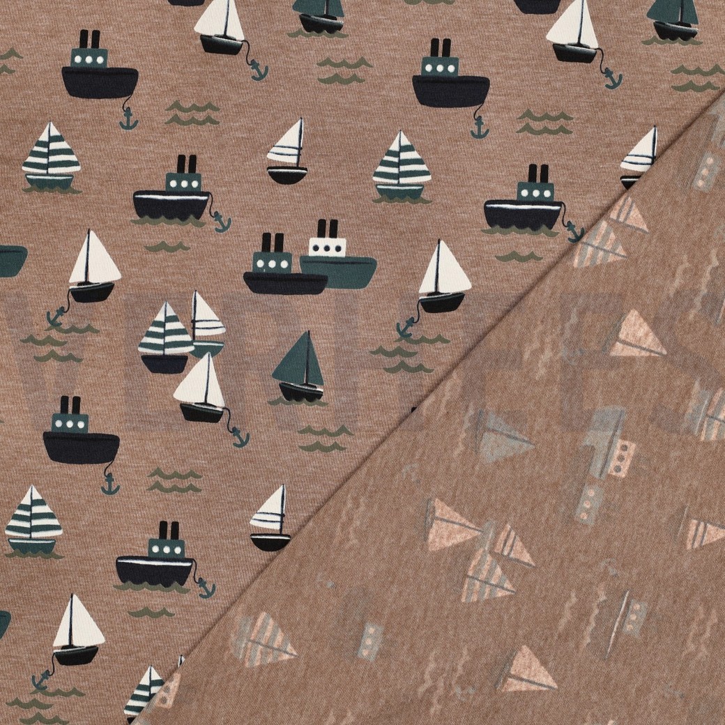 JERSEY MELANGE BOATS TAUPE #7