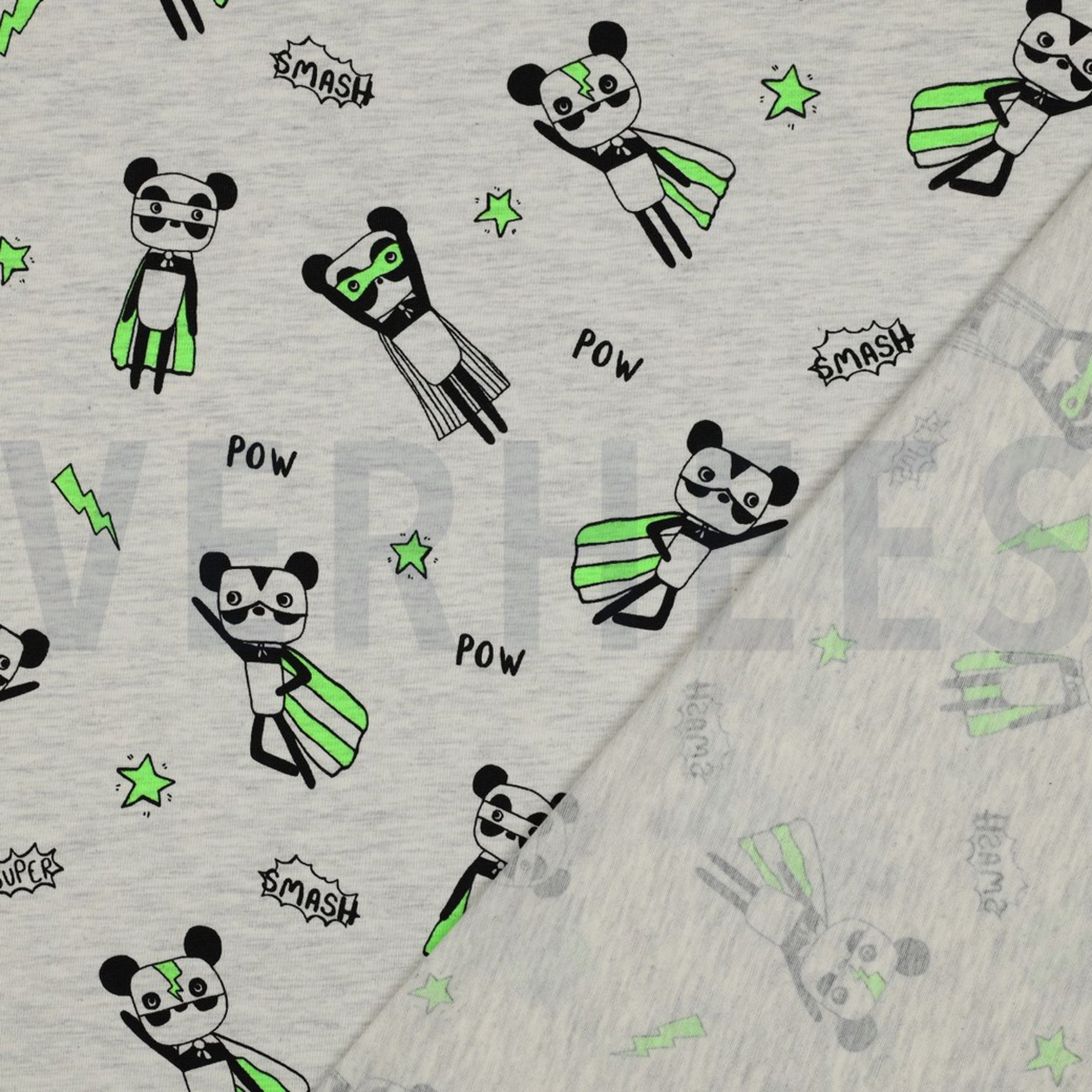 JERSEY MÉLANGE NEON SUPER HÉROS ÉCRU (high resolution) #4
