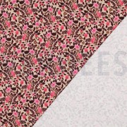 FRENCH TERRY DIGITAL FLOWERS BEIGE (thumbnail) #4