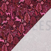 FRENCH TERRY DIGITAAL BOSDIEREN BORDEAUXROOD (thumbnail) #4